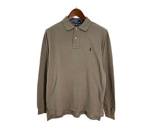 Polo by Ralph Lauren ポロ ラルフローレン ポロシャツ ワンポイントロゴ グレー (メンズ M) 中古 古着 R4137