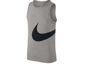 NY購入 ユース XL/Nike Youth Big Swoosh Tanktop /タンクトップ/GREY/GYM//ジム