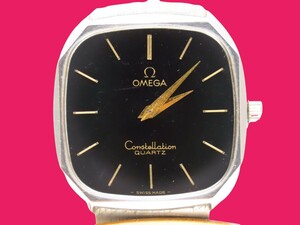 ■♪価格高騰！ 資産価値! 稼働 電池新品 メンズ ビンテージ 高級超レア！ OMEGA オメガConstellation コンステレーション QUATZ クオーツ