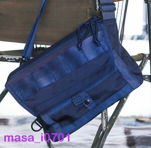 【美品】BRIEFING×BEAMS PLUS 別注 Fleet Messenger Bag NAVY