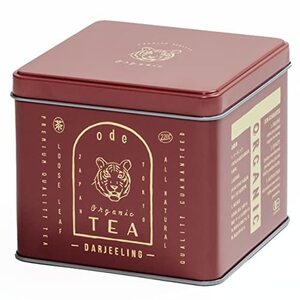 ode tea オーガニックティー 有機紅茶 ダージリン 230g缶 ギフトに最適 Organic Loose Leaf Tea Darjeeling 230g