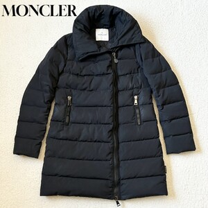 1円～美品 MONCLER モンクレール GERBOISE ジェルボワーズ　ダウンコート　ブラック　サイズ0 