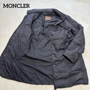 MONCLER モンクレール PARIS パリス ダウンジャケット 黒 1 S メンズ 茶タグ フード内蔵 肉厚 高級 極暖