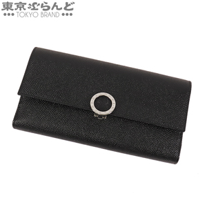 101738884 ブルガリ BVLGARI ブルガリ ブルガリ 二つ折り長財布 30416 ブラック 黒 レザー 長財布 レディース A