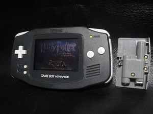 ★☆ゲームボーイアドバンス AGB-001 ブラック バックライト切れ・液晶焼けあり 中古品☆★