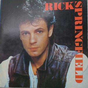 RICK SPRINGFIELD リックスプリングフィールド コンサートパンフレット 昭和58年1983年 コンサートチケット半券付き