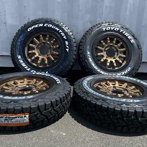 即納可!! ジムニー 新品 タイヤホイール4本セット JB JA リフトアップ クロカン 185/85R16 16インチ TOYO OPENCOUNTRY RT ホワイトレター