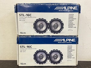 未使用 ALPINE アルパイン STL-16C 16センチスピーカー 4個セット