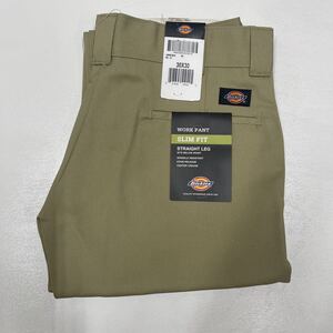 W30 カーキ 新品 873 ディッキーズ DICKIES スリムストレート ローライズ 873 USA MODEL ワークパンツ 2