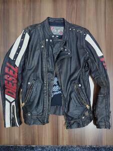 ディーゼル　DIESEL ダブルライダース　ほぼ新品