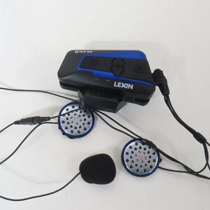 【中古美品】LEXIN B4FM Bluetooth インカム 無線 トランシーバー バイク 二輪 オートバイ ツーリング