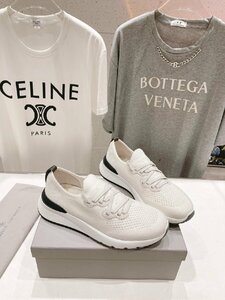 ブルネロクチネリ　BRUNELLO CUCINELLI メンズ　シューズ　スニーカー　靴　ニット　軽量　39-46　サイズ選択可能