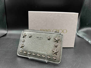 JIMMY CHOO コインケース スタースタッズ メタリック レディース