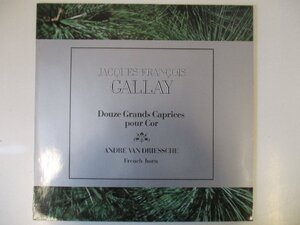 Jacques Francois Gallay, Andre Van Driessche / Douze Grands Caprices Pour Cor *ジャックス・フランソワ・ガライ ベルギー盤LP (OO 1)