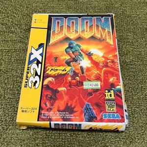 メガドライブ SUPER 32X DOOM ドゥーム SEGA MEGA DRIVE 中古品