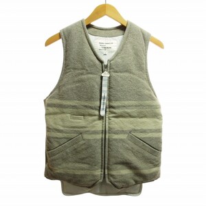 マウンテンリサーチ Mountain Research 09AW Waistcoat ウールダウンベスト ホワイトグース TALON 1LDK取扱い ベージュ M MTR-389