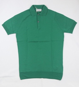 新品 John Smedley ジョンスメドレー 最高級メリノウール ポロシャツ　Sサイズ EVERGREEN