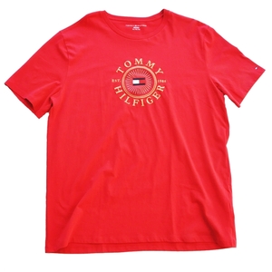 TOMMY HILFIGER / トミーヒルフィガー TOMMY HILFIGER 1985 EMBROIDERY T-SHIRT RED XL