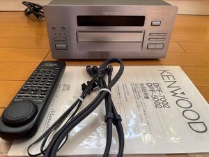 【中古】KENWOOD CDプレーヤー D.R.I.V.E DPF-7002 /代替リモコン RC-MO905セット【美品】