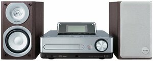 【中古】 SONY HDD CD対応 ハードディスクコンポ HDD80GB CMT-E300HD S シルバー