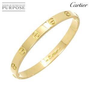 カルティエ Cartier ラブ ブレス #16 K18 YG イエローゴールド 750 ブレスレット バングル Love Bracelet 90228255