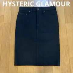 HYSTERIC GLAMOUR ブラックデニム　タイトスカート　25