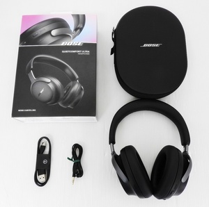 １円～！ Bose ボーズ QuietComfort Ultra ノイズキャンセリングヘッドホン ブラック