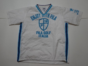 ■0803■FILA GOLF フィラゴルフ 半袖ウィンドブレーカー L●