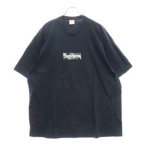 SUPREME シュプリーム 23AW Box Logo Tee カモフラージュ 迷彩ボックスロゴ 半袖Tシャツ ブラック