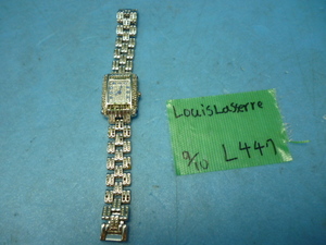 L447　LOUIS　Lasserre　Paris　Silver　Watch　レディース時計　Vintage　Louis　Lasserre　Paris　Silver　Watch