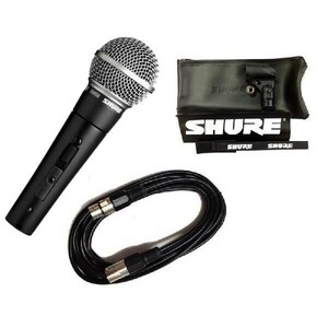 SHURE SM58SE(ON/OFFスイッチ付) (マイクケーブル5m[XLR-XLR]付7点セット) 【国内正規品2年保証】【送料込み】