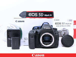 ★美品★Canon キャノン EOS 5D Mark IV Mark4 ボディ★元箱ほか付属★3040万画像フルサイズデジタル一眼レフカメラ