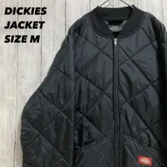 DICKIES ディッキーズ　中綿キルティングジップアップジャケット　黒 M古着