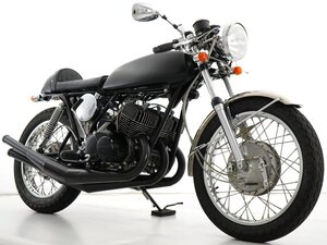 漆黒のマッハ 500SS MACHIII マッハ3 H1A 1971年 カフェレーサー ショットガンチャンバー ウメデンCDI&レギュレター