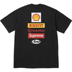 Supreme Ducati Logos Tee Black XL XLarge