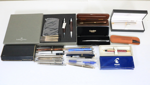 【ボールペン・シャーペン20点以上まとめ】 総重量約1.1kg PARKER パーカー /FABER-CASTELL /MONTBLANC モンブラン等_JFE_B1113-F010