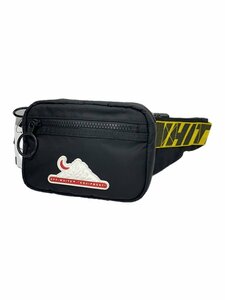 OFF-WHITE◆20SS/EQUIPMENT FANNY PACK/ウエストバッグ/ナイロン/BLK