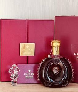 美品 シリアル一致　レミーマルタン REMY MARTIN ルイ13世 観音開き 金キャップ 専用箱・替え栓・冊子付き