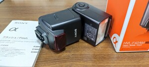 SONY HVL-F42AM ストロボ フラッシュ ソフトケース 付き カメラ 周辺 機器 撮影 機器