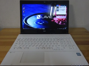 NEC ノートパソコン LAVIE Note Standard PC-NS350FAW/Core i3-7100U 2.4GHz/4GB/1000GB/BD/中古特価良品