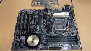 1★中古品 BIOS確認 ASUS H170-Pro LGA1151 マザーボード IOパネル付属★