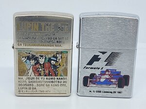 ★ Zippo ジッポ 1996年製 F1 / 2000年製 ルパン ジッポー ライター 2点セット ※本体のみ