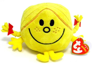 ★ Mr.Men＆Little Miss ★ Little Miss Sunshine / Ty ぬいぐるみ 【約10cm】