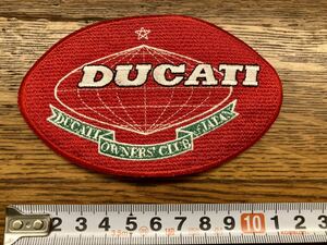 超☆レア☆ 未使用　DUCATI OWNERS’CLUB of JAPAN 刺繍ワッペン　ドゥカティ