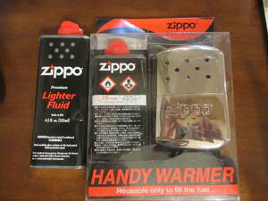 ZIPPO HANDY WARMER / ジッポー ハンディウォーマー オイル充填式カイロ オイル缶付き