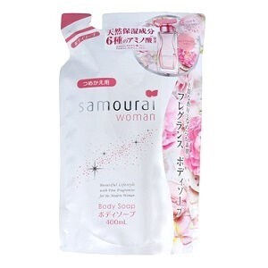 【CU】samourai　woman　サムライウーマン ボディシャンプー　400ml　リフィル詰め替えボディソープsamourai-w-bodyshampoo入浴バスタイム