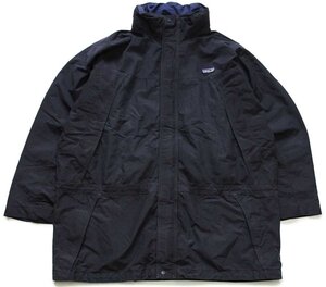 ★00s ポルトガル製 patagoniaパタゴニア Liquid sky jacket リキッドスカイ GORE-TEXゴアテックス ナイロン マウンテンジャケット 黒 XL★