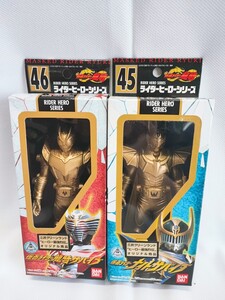 仮面ライダー 龍騎 サバイブ ライダーヒーローシリーズ 2点セット 未開封 45 46 当時物 コレクション ヒーロー最強烈伝 平成レトロ(1018)