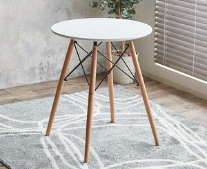 ダイニングテーブルカフェテーブル幅60×奥行60cm Eames TABLE-IINA-116001ホワイト