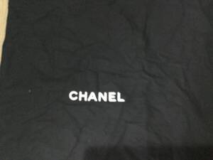 CHANEL シャネル　デザイン保管袋　ブラック